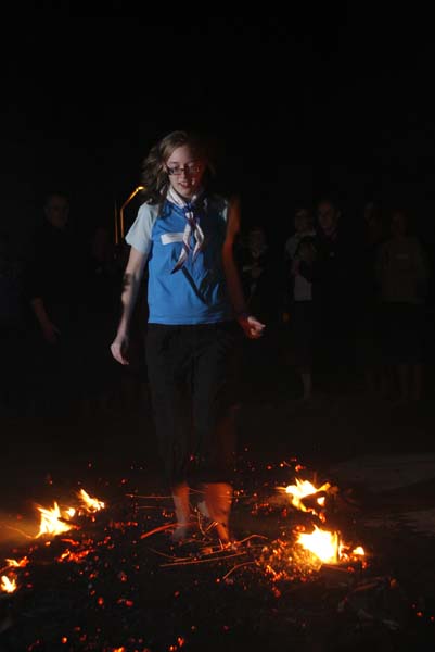 NRSB Nottinghamshire Royal Society for the Blind Firewalk and Guiding Nottinghamshire